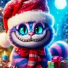 Santa cheshire cat Diamond By Numbers