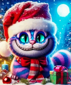 Santa cheshire cat Diamond By Numbers