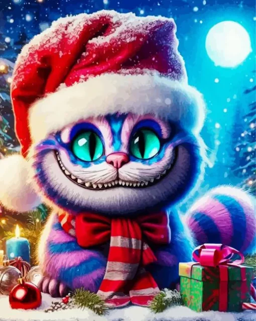 Santa cheshire cat Diamond By Numbers