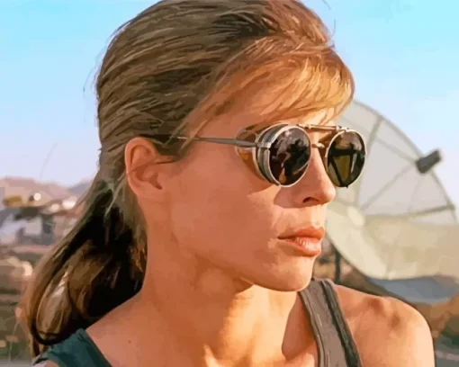 Sarah Connor Diamond Painting