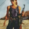 Sarah Connor The Terminator Diamond Painting