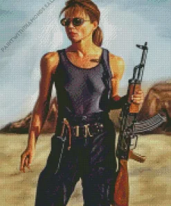 Sarah Connor The Terminator Diamond Painting