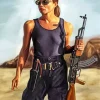 Sarah Connor The Terminator Diamond Painting