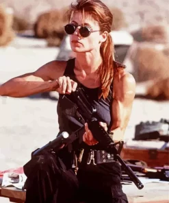 Sarah Connor In The Terminator Diamond Painting