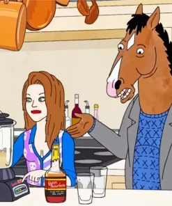 Sarah Lynn And Bojack Horseman Diamond Painting