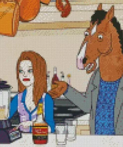 Sarah Lynn And Bojack Horseman Diamond Painting