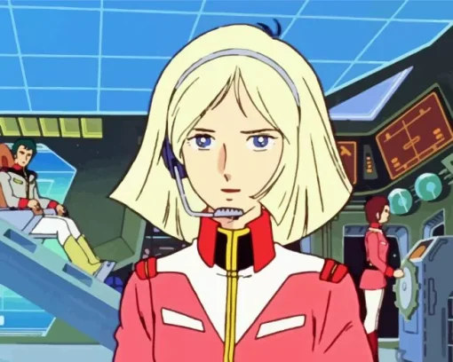 Sayla Mass In Mobile Suit Gundam Diamond Painting