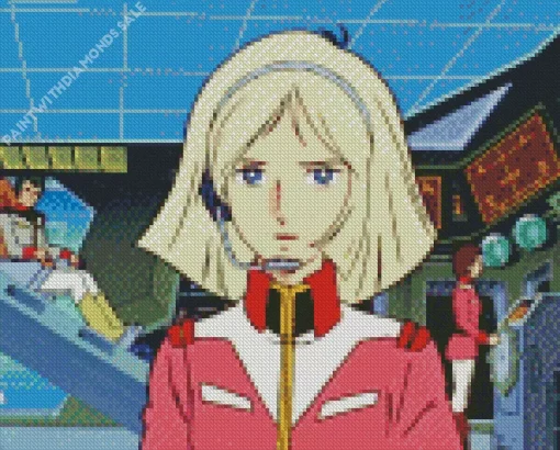 Sayla Mass In Mobile Suit Gundam Diamond Painting