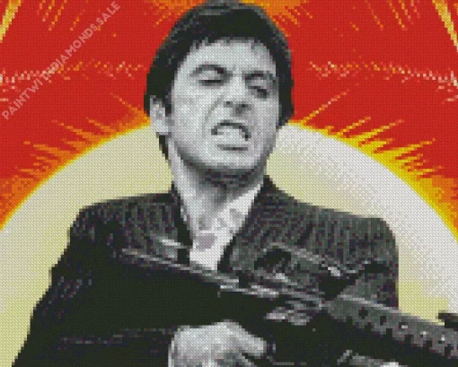 Scarface Character Diamond Painting