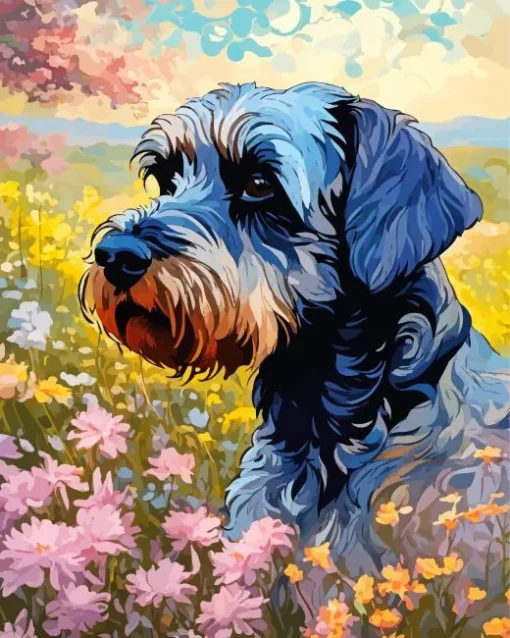 Schnauzer Art Diamond Painting