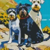 Schnauzer Dogs Diamond Painting