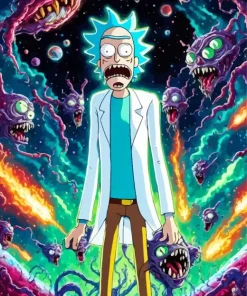 Scientist Rick Sanchez Diamond Paints