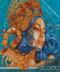 Scorpio Lady Diamond Painting