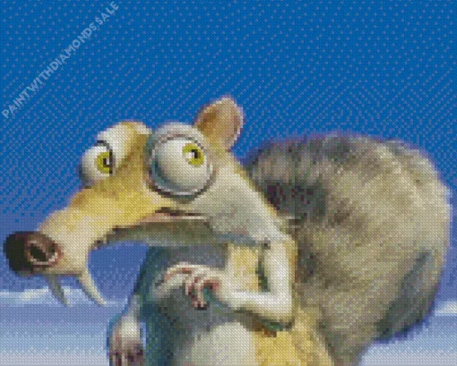 Scrat Ice Age Diamond Painting