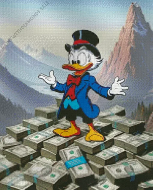 Scrooge McDuck Ducktales Diamond Painting