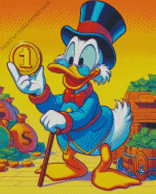 Scrooge McDuck Character Diamond Painting