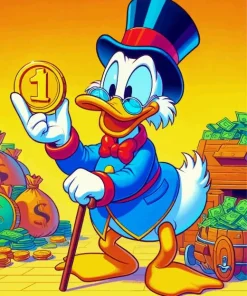 Scrooge McDuck Character Diamond Painting