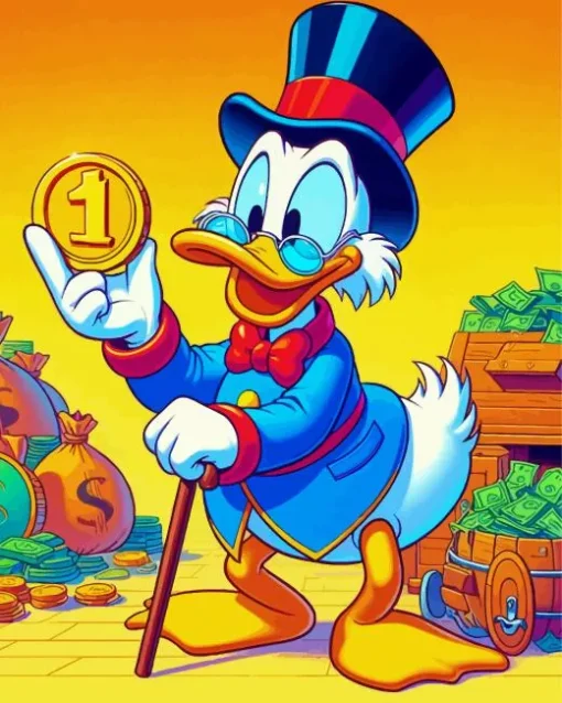 Scrooge McDuck Character Diamond Painting