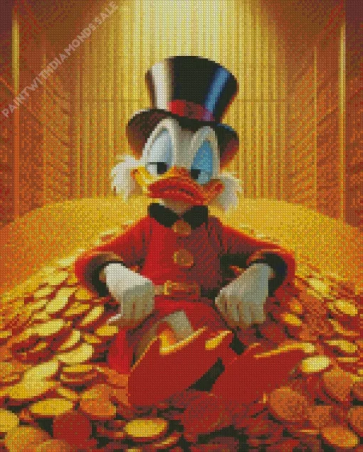 Scrooge McDuck In Ducktales Diamond Painting