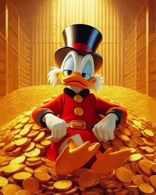 Scrooge McDuck In Ducktales Diamond Painting