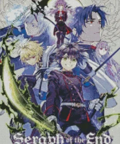 Seraph Of The End Anime Poster Diamond Painting