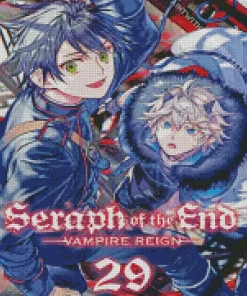 Seraph Of The End poster Diamond Painting