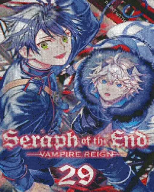 Seraph Of The End poster Diamond Painting