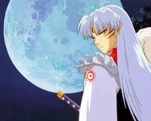 Sesshomaru Anime Character Diamond Painting