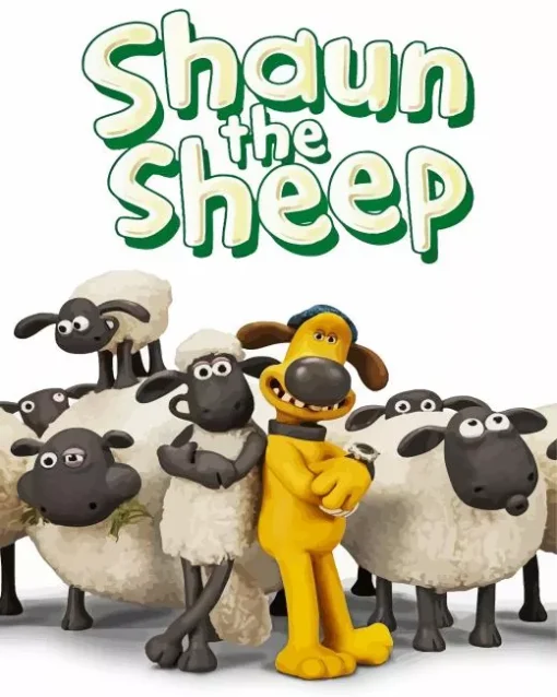 Shaun The Sheep Diamond Painting