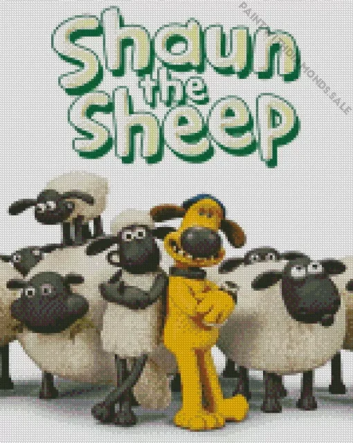 Shaun The Sheep Diamond Painting