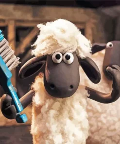 Shaun The Sheep Character Diamond Painting