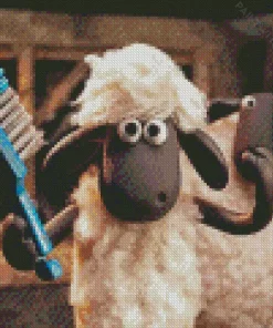 Shaun The Sheep Character Diamond Painting