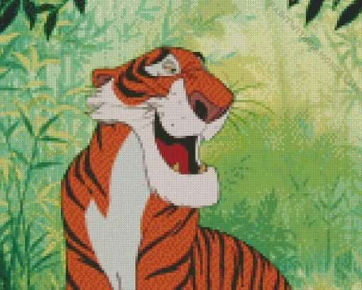 Shere Khan TaleSpin Diamond Painting