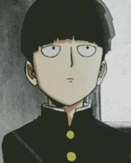 Shigeo Kageyama Mob Psycho 100 Diamond Painting