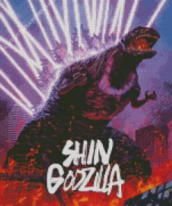 Shin Godzilla Film Diamond Painting