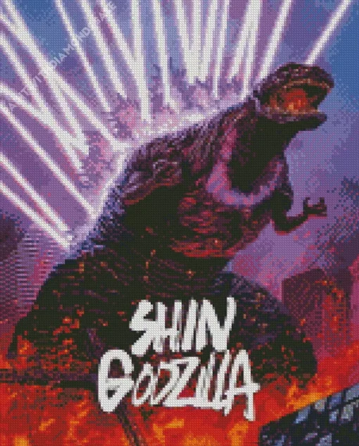 Shin Godzilla Film Diamond Painting