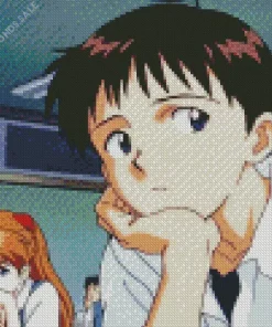 Shinji Ikari Diamond Painting