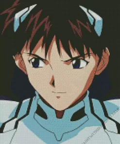 Shinji Ikari Anime Diamond Painting