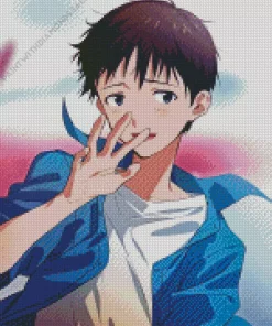 Shinji Ikari Character Diamond Painting