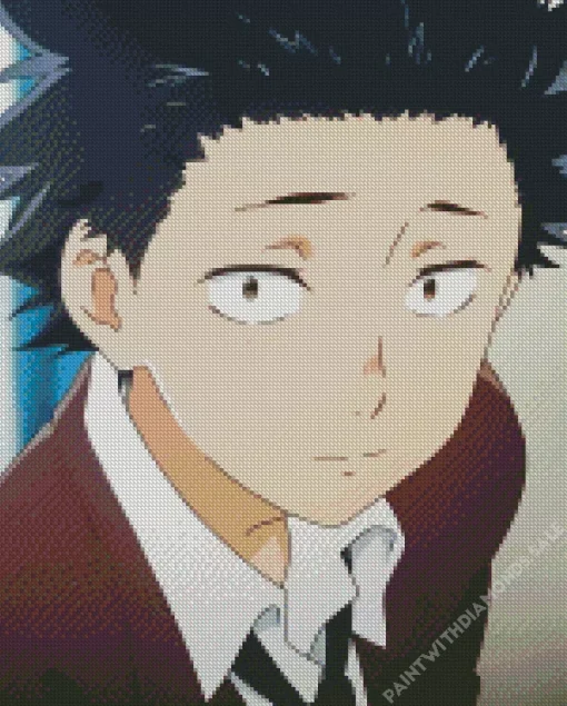 Shoya Ishida A Silent Voice Character Diamond Painting