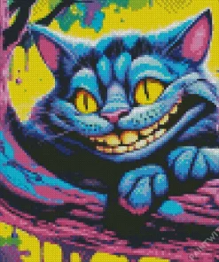 Smiling cheshire cat Diamond Paintings