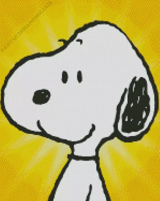 Snoopy From Peanuts Diamond Painting