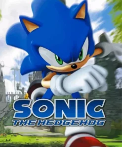 Sonic The Hedgehog Animation Diamond Painting