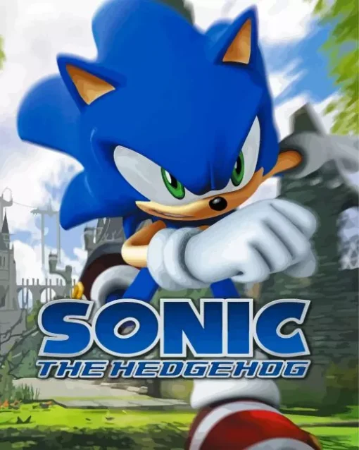 Sonic The Hedgehog Animation Diamond Painting