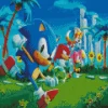 Sonic The Hedgehog Art Diamond Painting