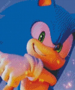 Sonic The Hedgehog Character Diamond Painting