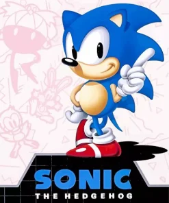 Sonic The Hedgehog Poster Diamond Painting