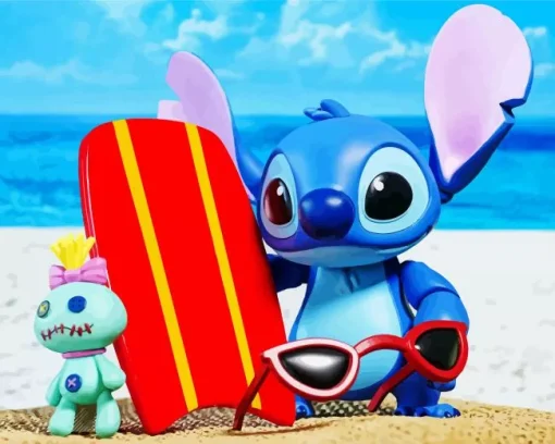 Stitch In The Beach Diamond Painting