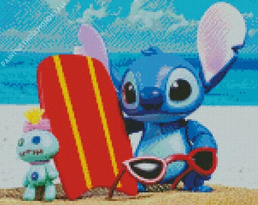 Stitch In The Beach Diamond Painting