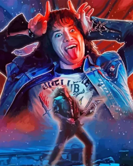 Stranger Things Eddie Munson Diamond Painting